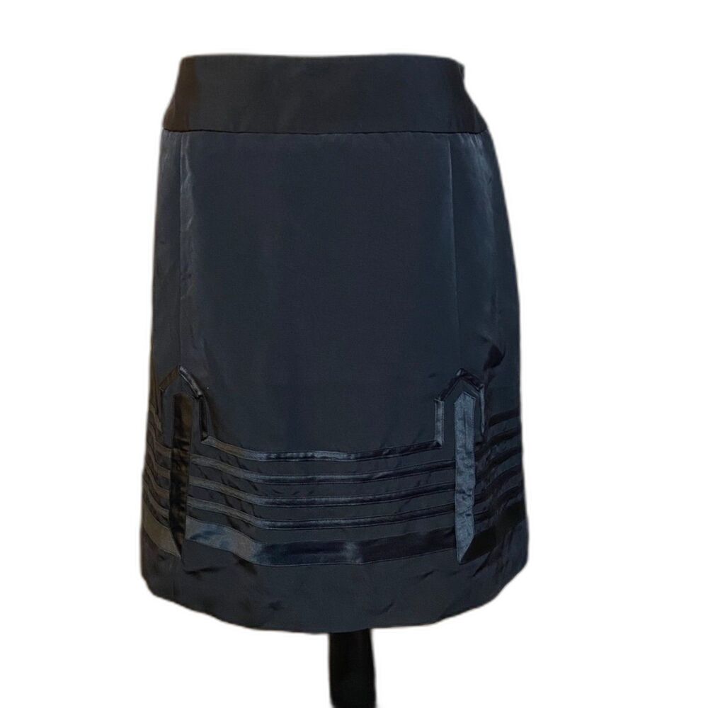 Worthington Dark Gray Skirt size 18 with Lining - Structured & Chic